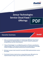 Zensar Oracle Service Cloud Fixed Scope Offerings