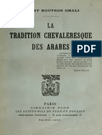 Boutros Ghaly - Chevalerie Arabe