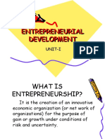 Entrepreneurial Development-Unit 1