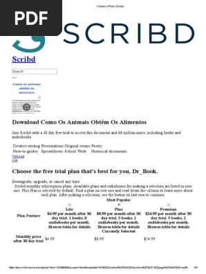 Scribd Plan
