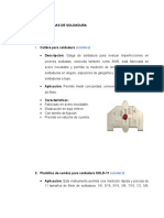 Tipos de Galgas para Soldadura Asw