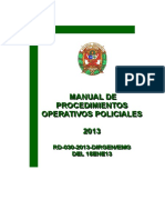 Mapro de Procedimientos Operativos-2013