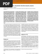 How I Treat Refractory Thrombotic Thrombocytopenic Purpura