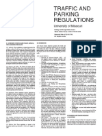 Traffic and Parking Regulations: University of Missouri