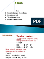 Slide Materi Asam Basa