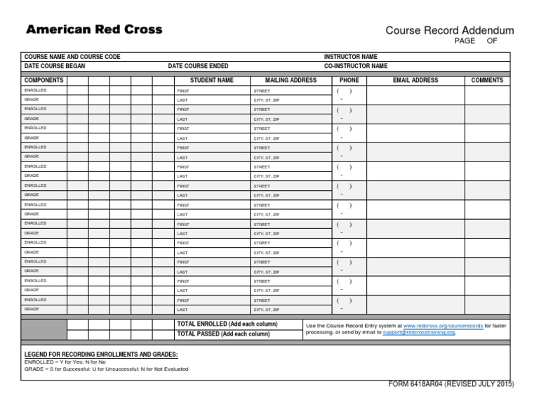 Course Record Addendum PDF Cyberspace Email