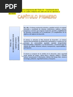 Mapas Conceptuales Constitucion 2008 Ecuador Biodiversidad