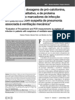 Avaliação das dosagens de pró-calcitonina, por método qualitativo, e de proteína C-reativa, como marcadores de infecção em pacientes com suspeita de pneumonia associada à ventilação mecânica