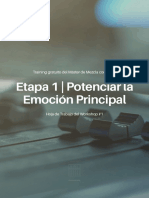 Hoja de Trabajo - Potenciar La Emoción Principal