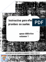 Instructivo para Efectuar Pruebas en Suelos Sahop