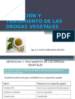2 Métodos de Obtención y Tratamiento de Drogas Vegetaes