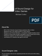 Basicsof Sound Designfor Video Games