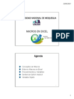 Macros en Excel Sesión UNAM PDF