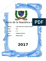 Monografia - Inicio de La Republica en El Peru