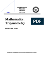 Mathematics, Trigonometry