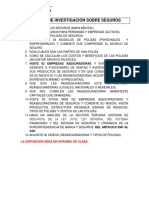 Trabajo en Pareja de Seguros Para Exponer (02 Integrantes)