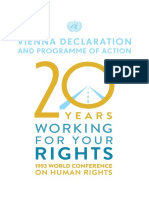 Vienna Declaration and Programme of Action On Human Rights, 1993