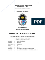 Proyecto de Investigación