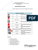 Prepositions of Place