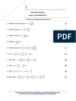 12 Mathematics Ch02 Inverse Trigonometric Functions Test 05 QP