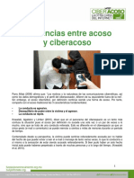 Diferencias Entre Acoso y Ciber Acoso