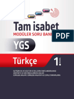 YGS Türkçe Tam İsabet Soru Bankası