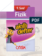 Sınıf Fizik Akıllı Defter