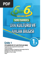 Sınıf Din Kültürü Tam İsabet Soru Bankası