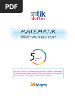 Martı 5. Sınıf Matematik Pratik Defter