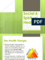 3. Social & Spiritual Health