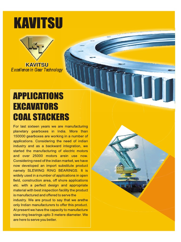 Kavitsu Transmissions Excellence in Gear Technology PDF Business