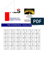 12 Pre-Course Paper Answer Grid PDF
