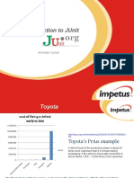 An Introduction To Junit: Animesh Kumar