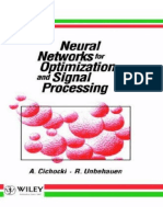 Neural Networks For Optimization and Signal Processing