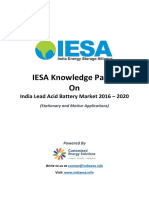 IESAKnowledgepaperonIndianLeadAcidBatteryMarket DebiPrasadDash IESA