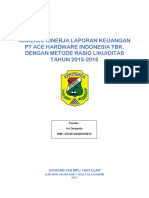 Analisis Kinerja Lap Keuangan