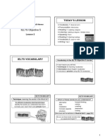 IELTS Lesson on Vocabulary, Pronunciation, Reading, Listening, Speaking and Writing