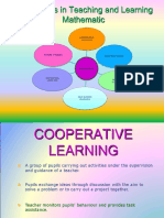 Approaches in Teaching and Learning Mathematic