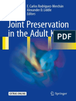 Joint Preservation in The Adult Knee