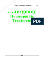 Homeopathic Treatment