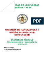 Comportamiento y Selección de Materiales