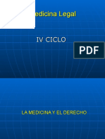 La Medicina y El Derecho