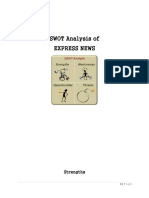 Swot Analysis of Express News