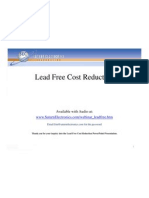 Lead Free Cost Reduction