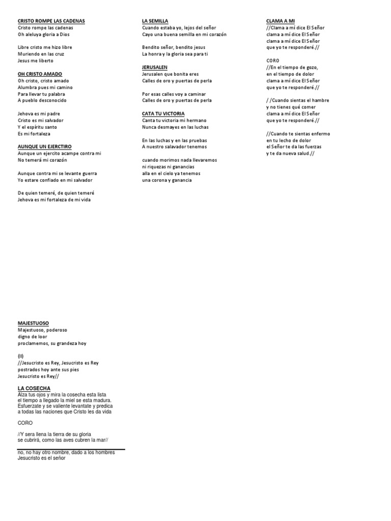 Cristo Rompe Las Cadenas Cristo (Título) Jesús