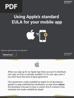 Using Apple's Standard EULA For Your Mobile App