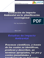 UNIDAD III Evaluación de Impacto Ambiental en La Planificacion Ecooregional