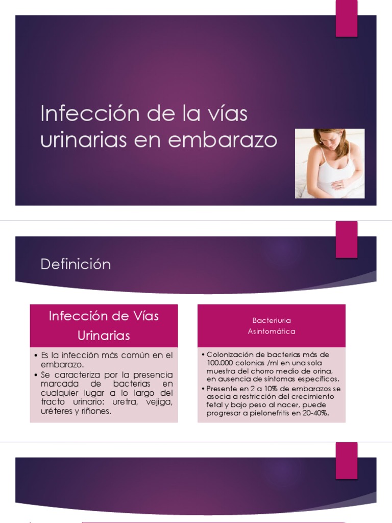Infeccion De La Vías Urinarias En Embarazo