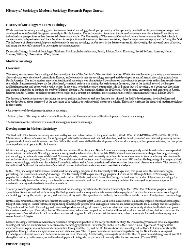 Research paper related to sociology image