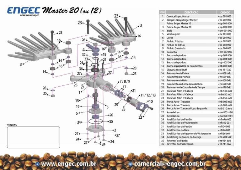 Engec Master Peças PDF | PDF